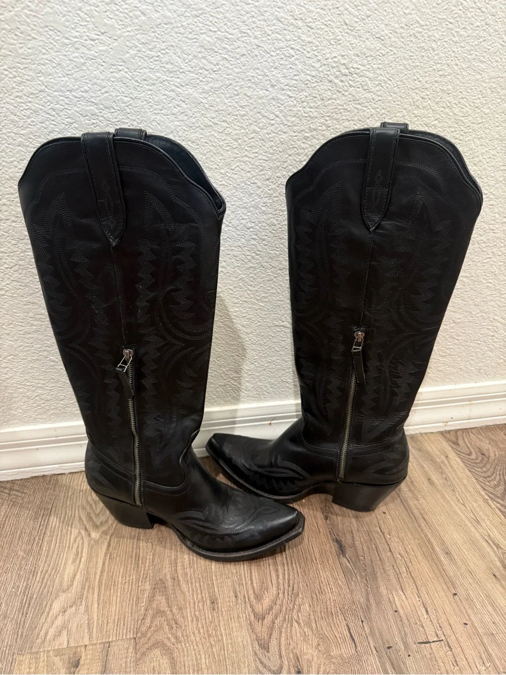 Ariat Casanova X Toe Western Boot Black Leather - Picture 6 of 9